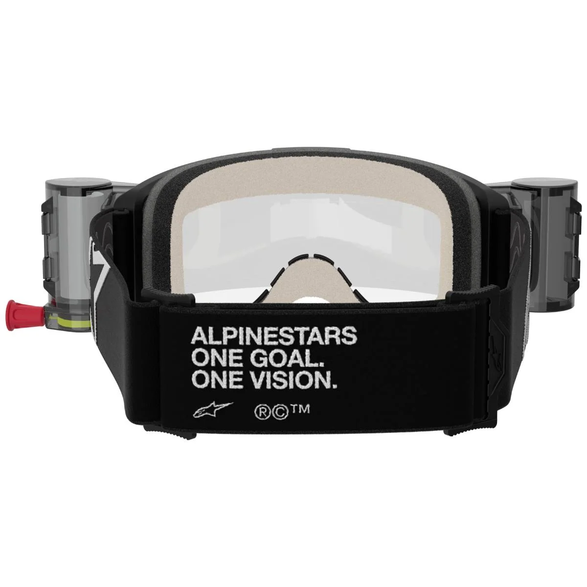 Óculos Alpinestars Vision 5 Corp Roll-Off Preto Lente Cristal